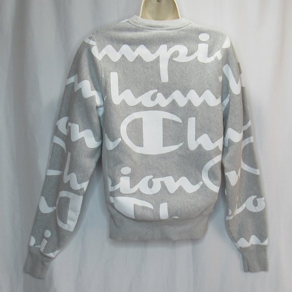 Champion Reverse Weave All Over Graphic Print Sweatshirt Size XS - Picture 2 of 6